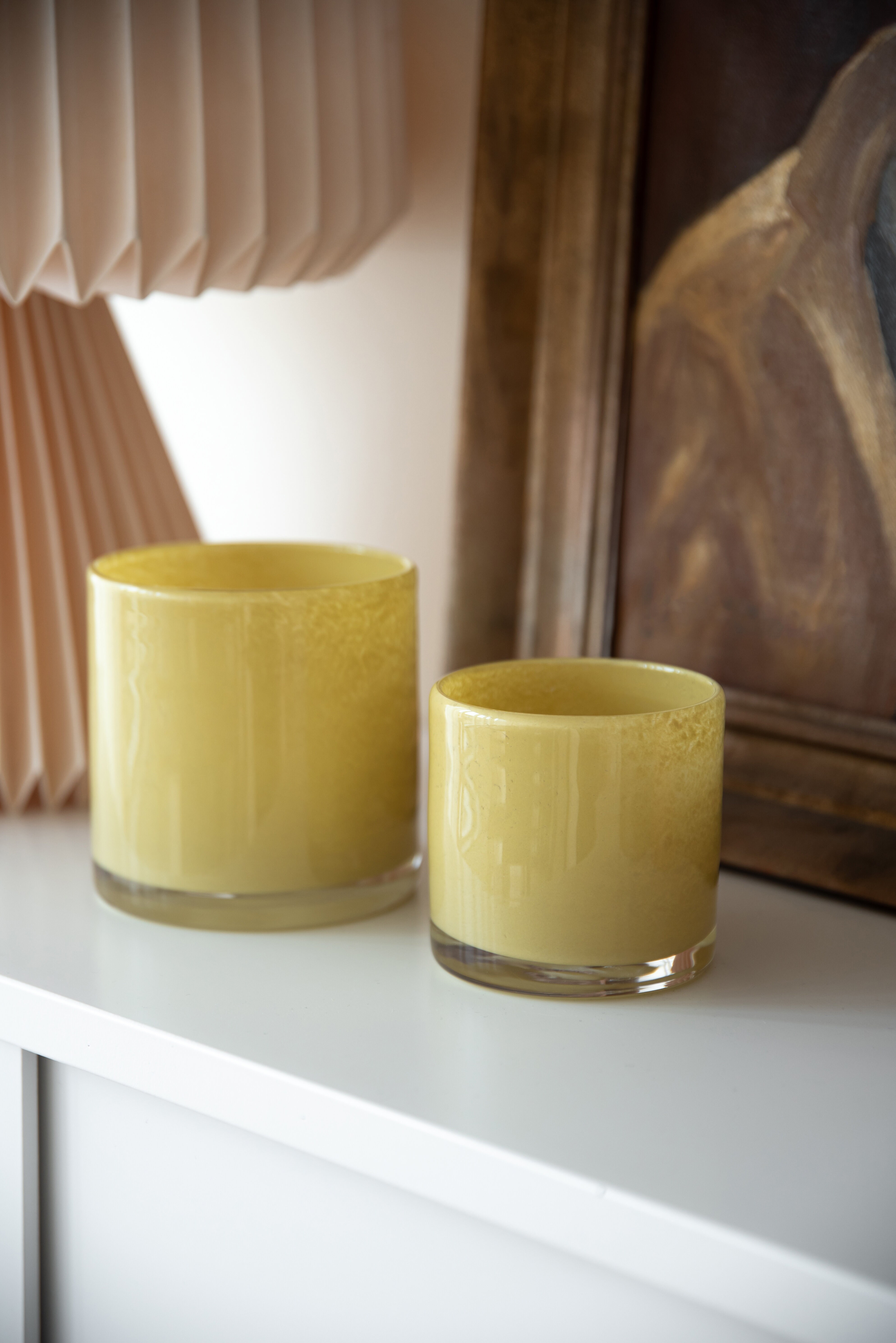 Lyslykt Milk sitrons liten