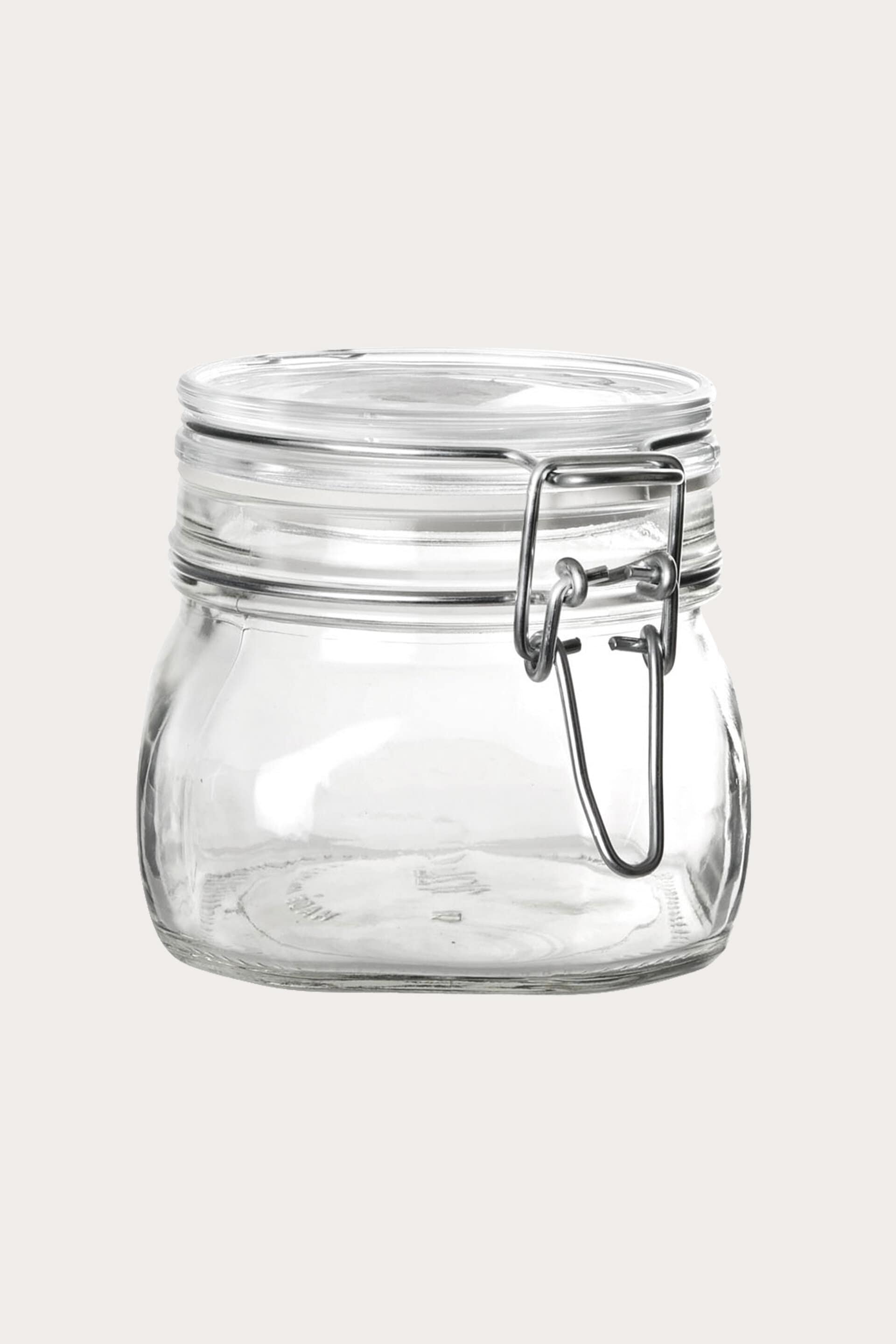 Glass jar, snap-on lid 0.5 l