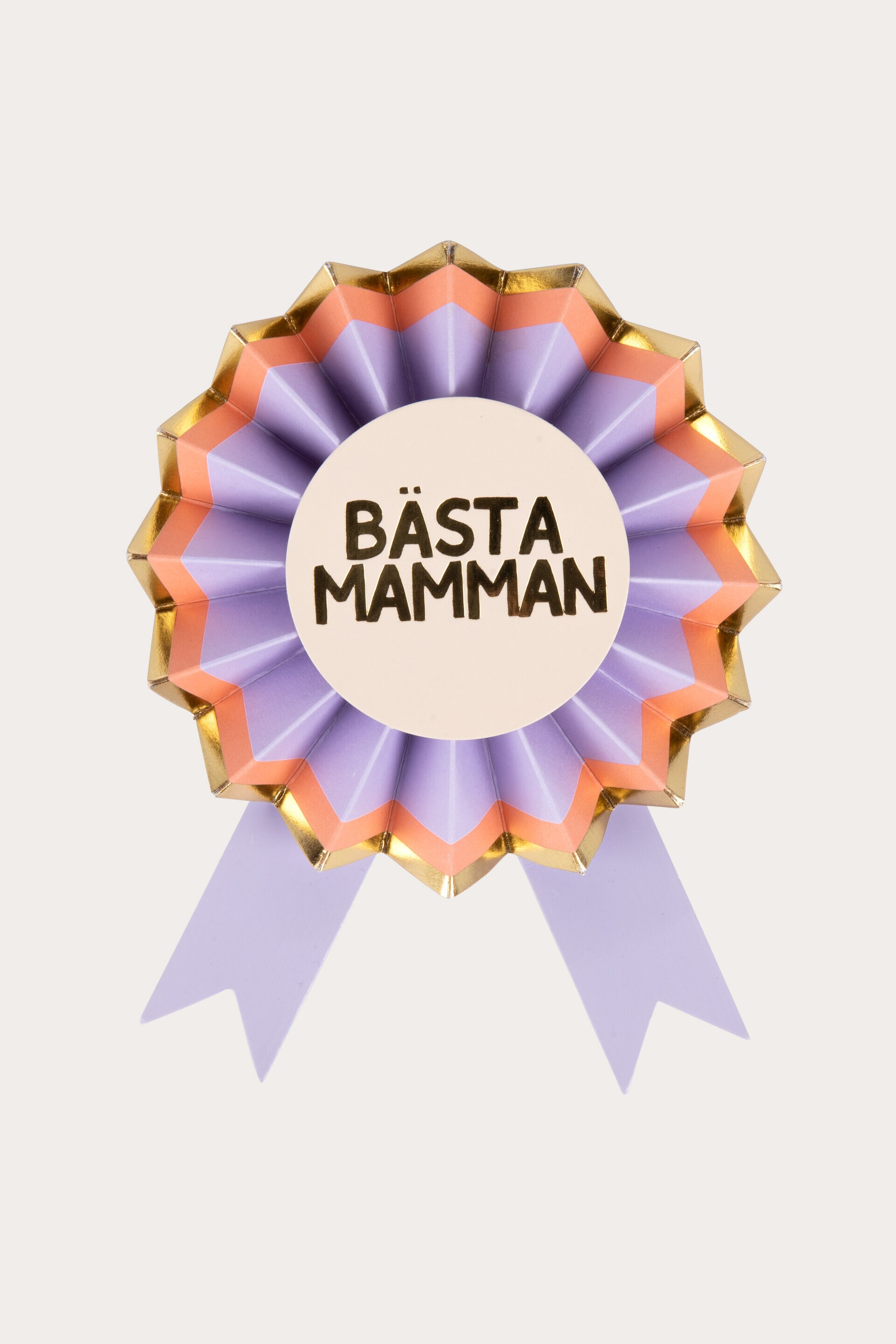 Papirmedalje BÄSTA MAMMAN