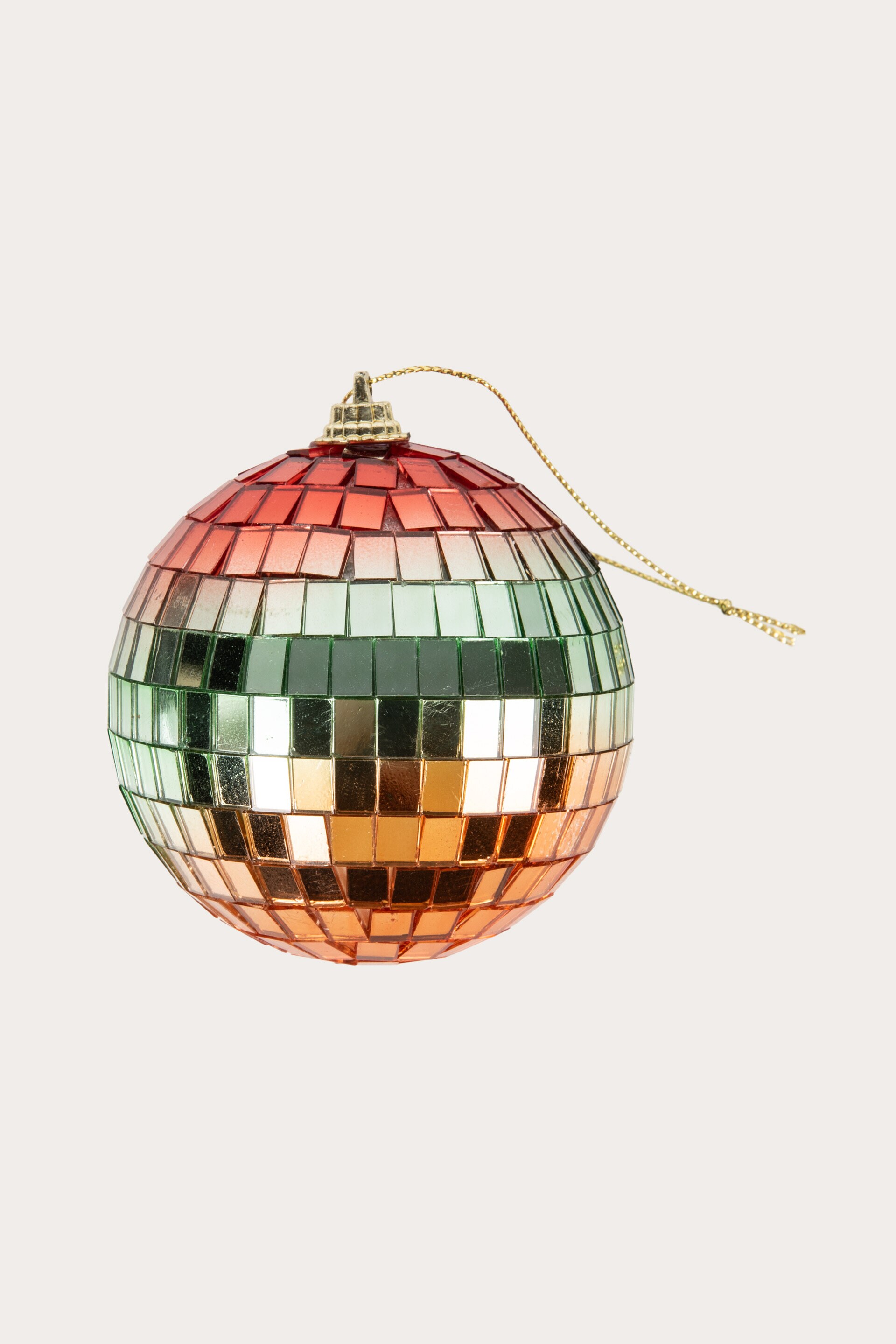Dekorasjonskule DISCO RØD/GRØNN